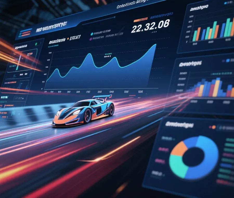 极速赛车数据分析图表示意图